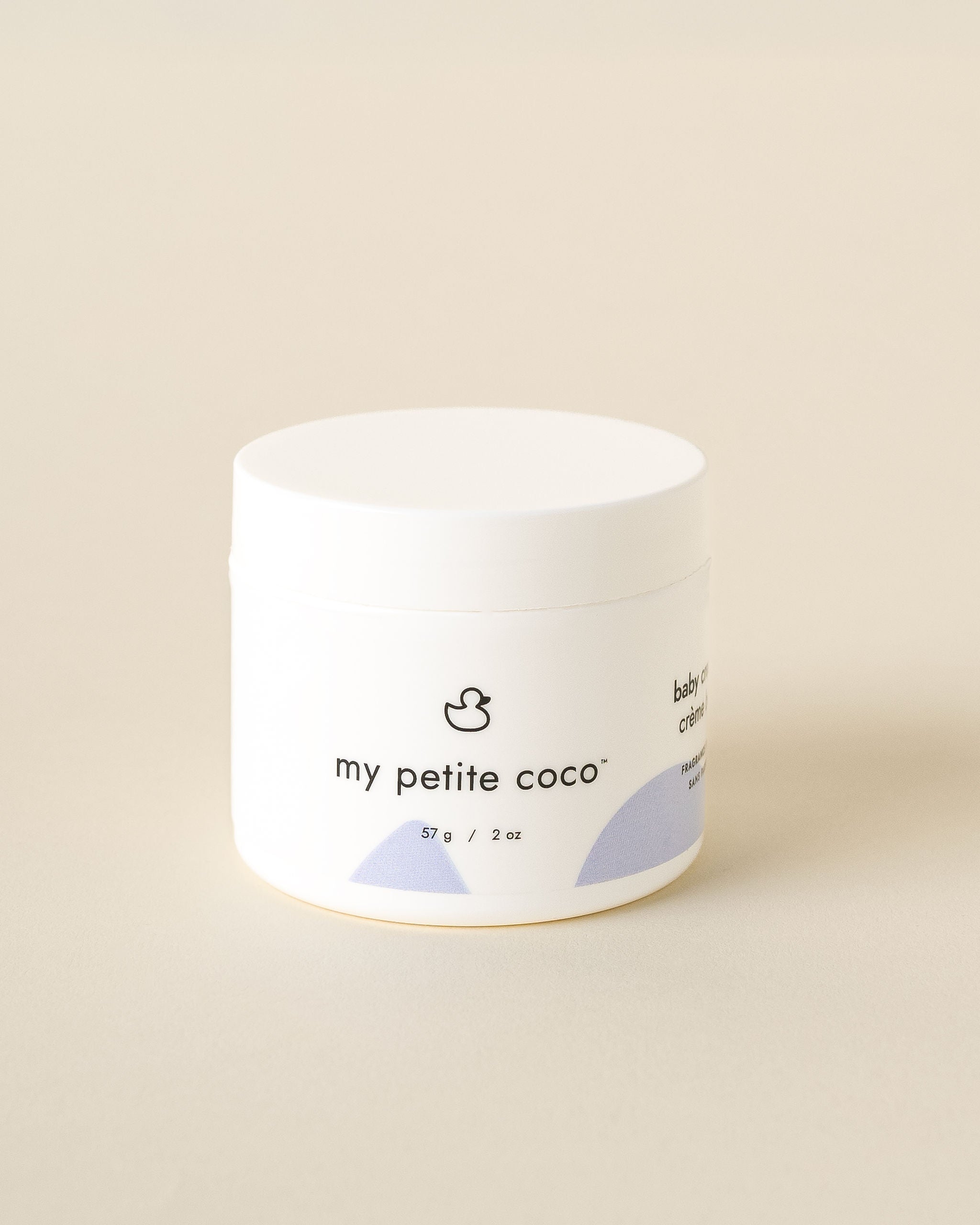 My Petite Coco gentle baby cream in a jar, made for soft and healthy skin.